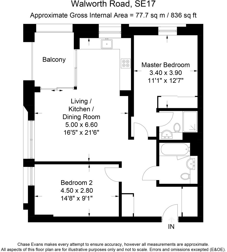 Walton Heights, 143 Walworth Road, Elephant Park, Elephant & Castle, SE17 floorplan