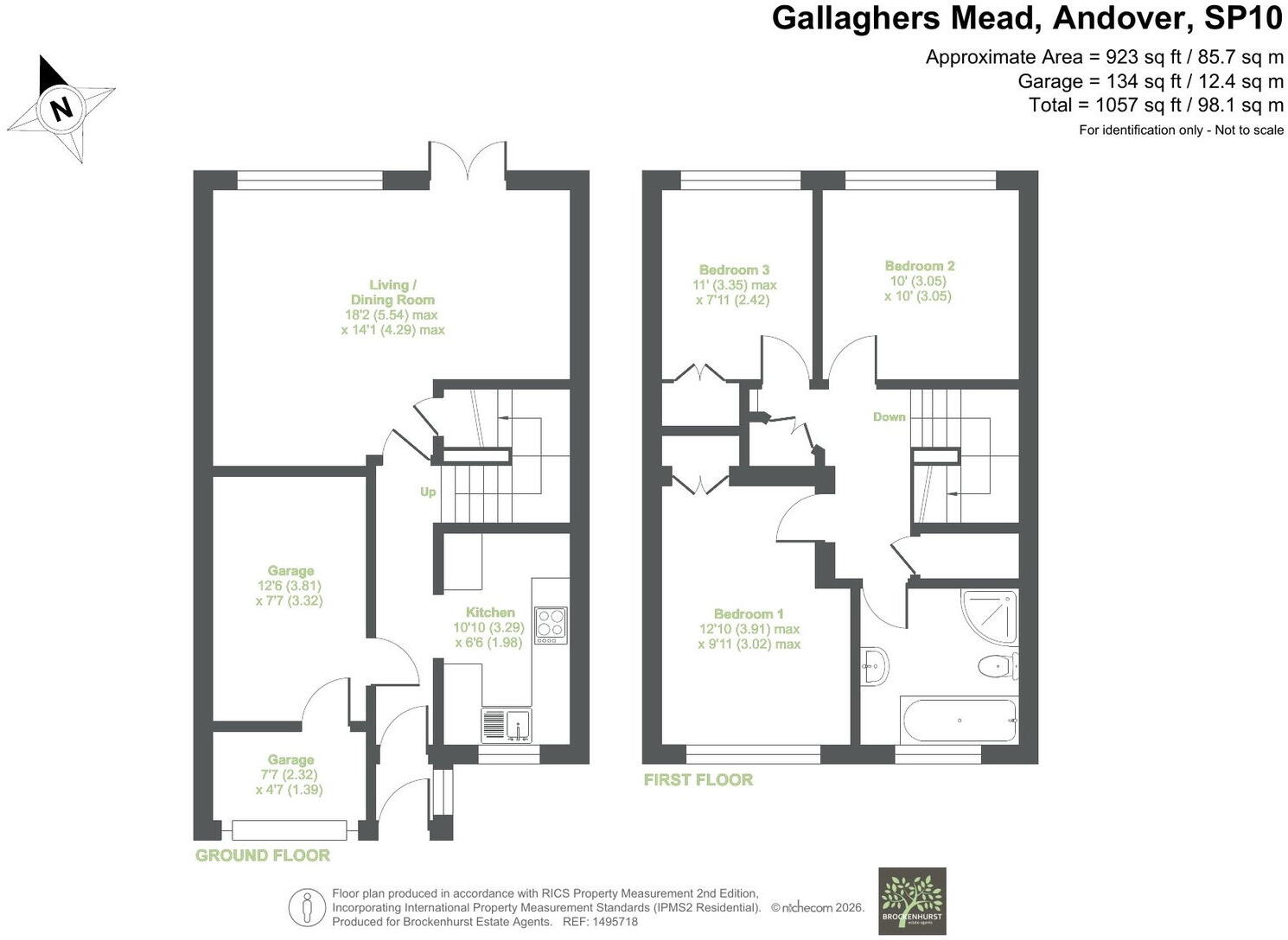 Gallaghers Mead, Andover, SP10 3BS floorplan