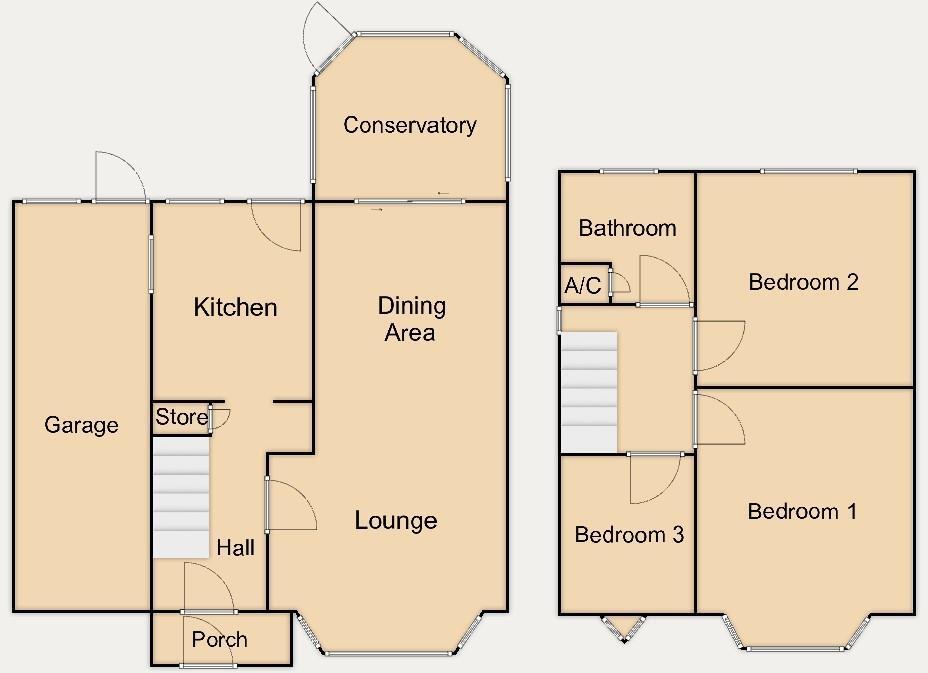 Bridge Close, Clayhanger floorplan