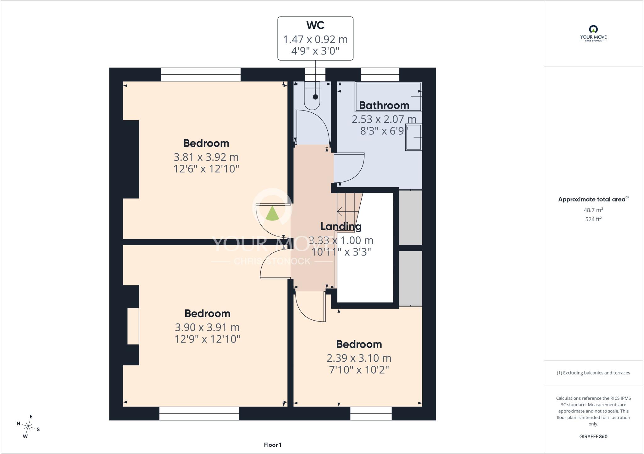 Richmond Terrace, Whitley Bay, Tyne and Wear, NE26 floorplan