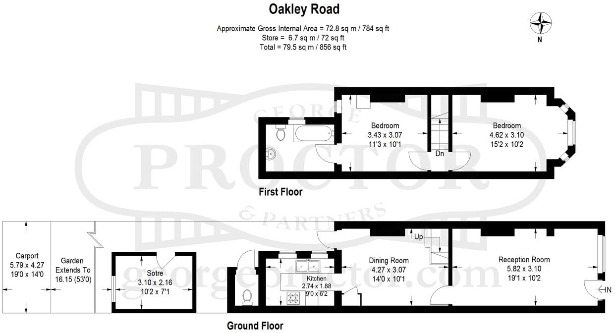 Oakley Road, Bromley, BR2 floorplan