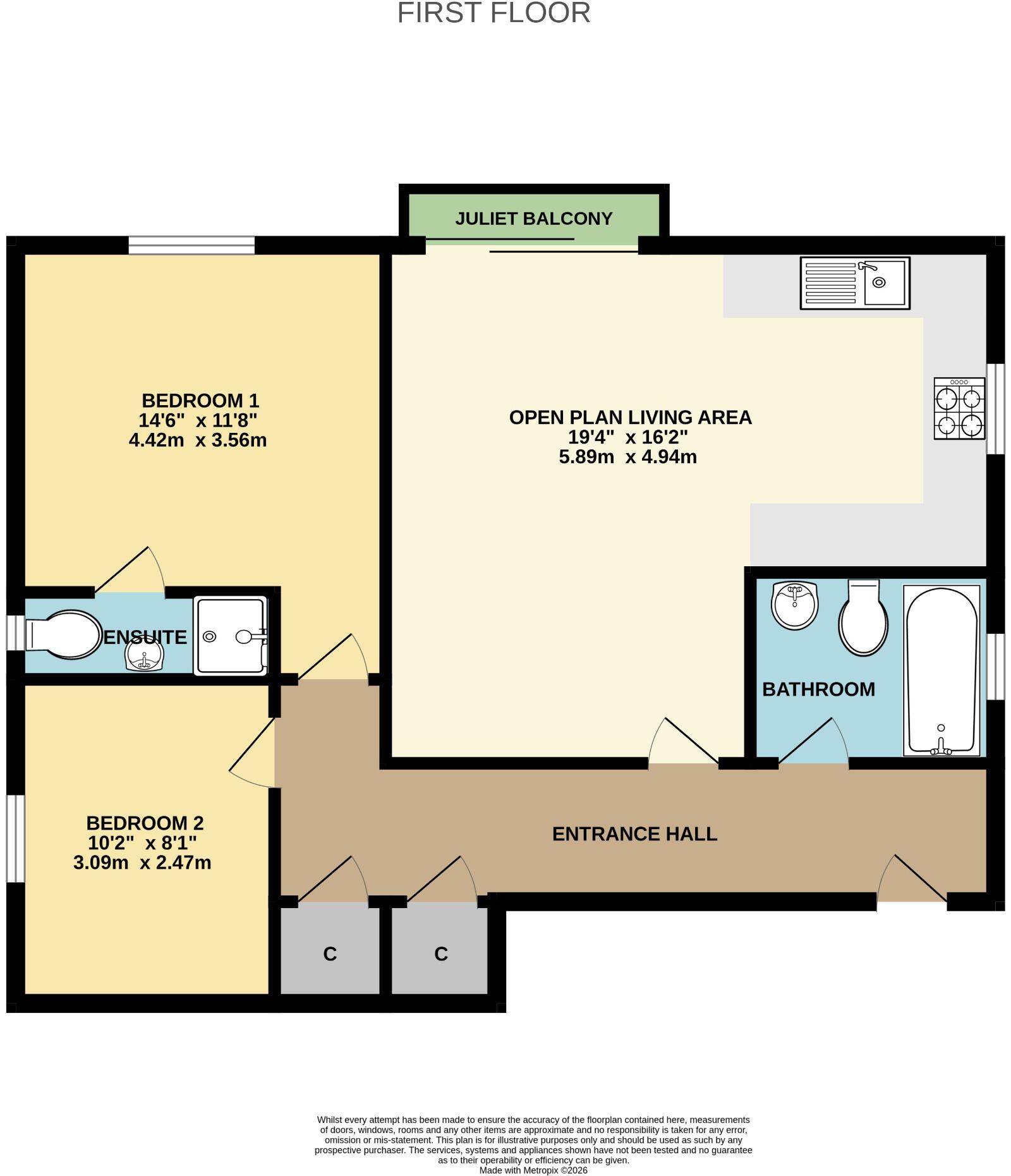 Inkerman Road. Woolston floorplan