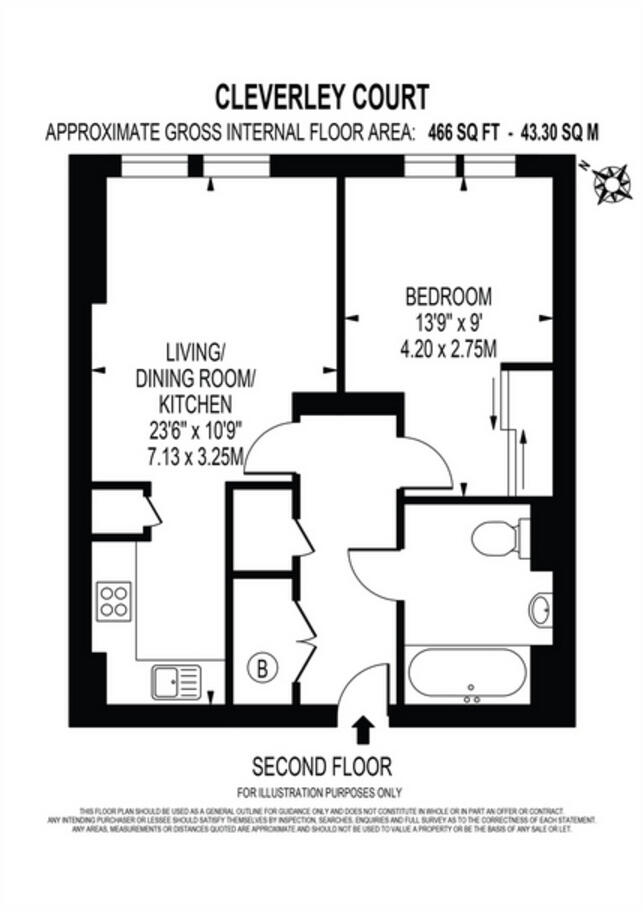 Cleverly Court, SE16 floorplan