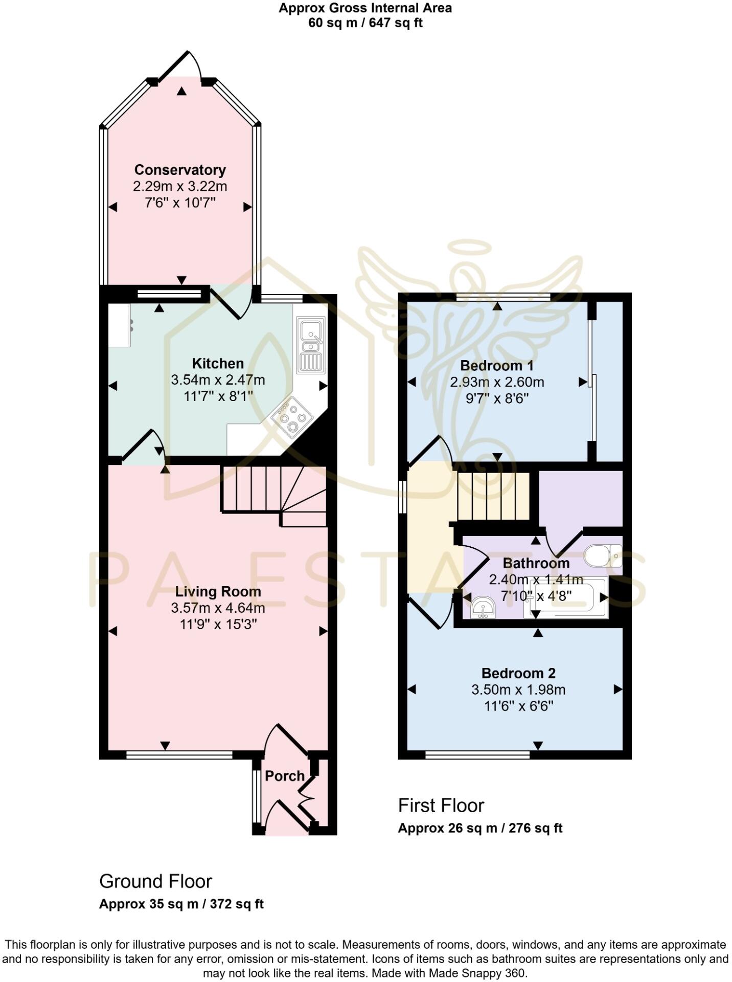 Park Avenue, Holytown, Motherwell, Lanarkshire, ML1 floorplan