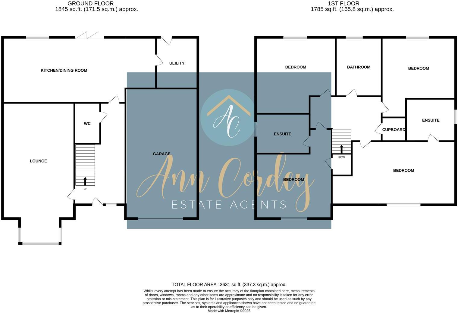 Kentbeck Drive, Hurworth, Darlington floorplan