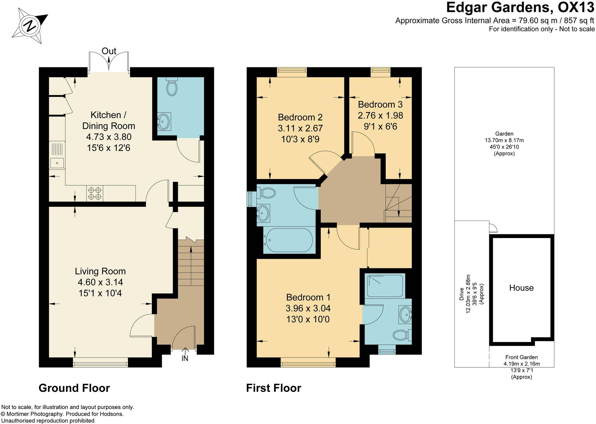 Edgar Gardens, Marcham, OX13 floorplan
