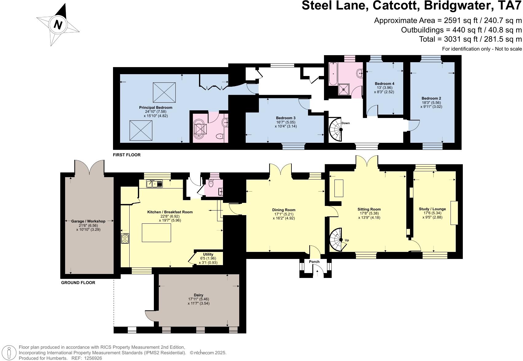 Steel Lane, Catcott, Bridgwater, Somerset floorplan