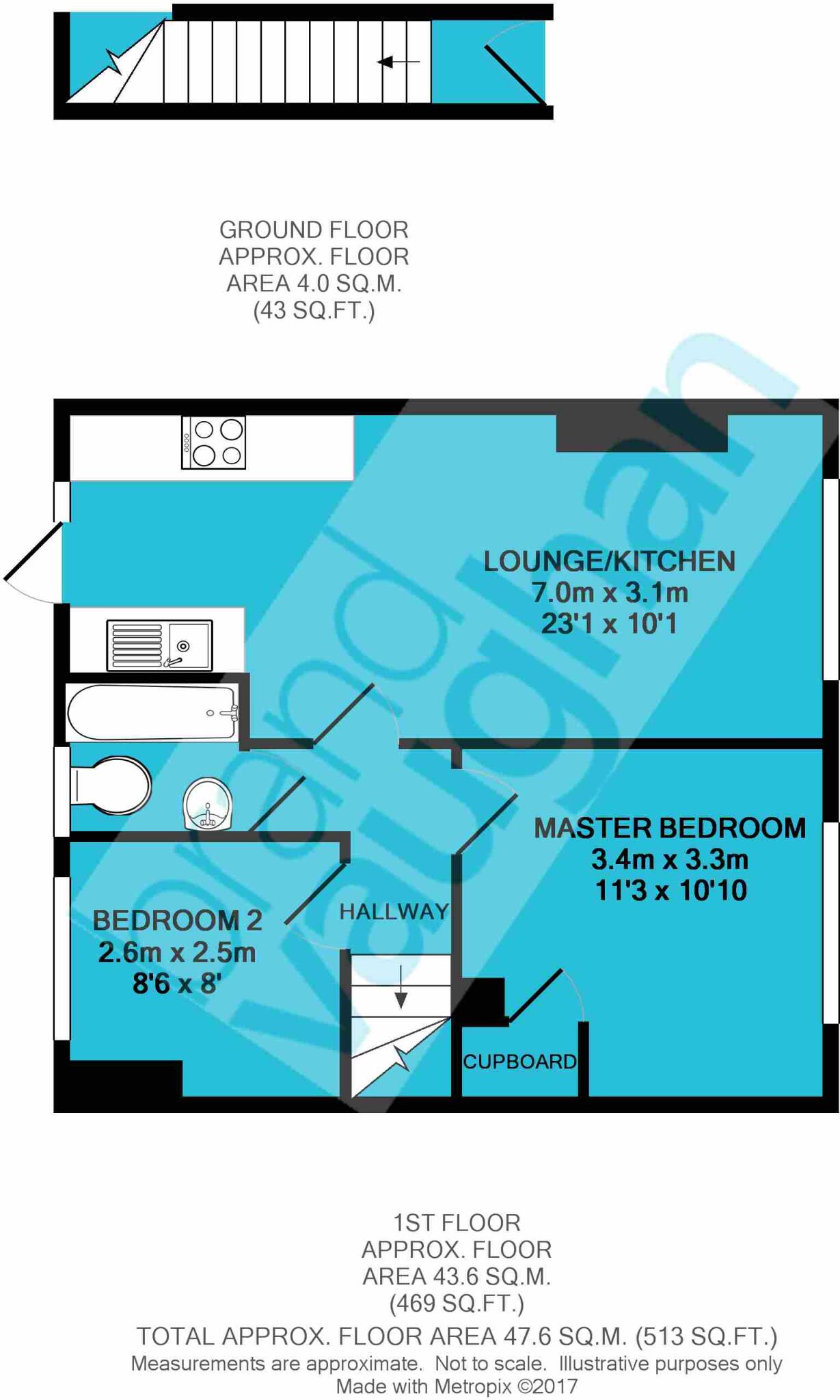 Farm Road, Hove, BN3 floorplan