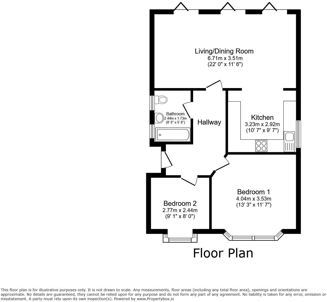 Calthorpe Drive, Prestatyn, Denbighshire, LL19 floorplan