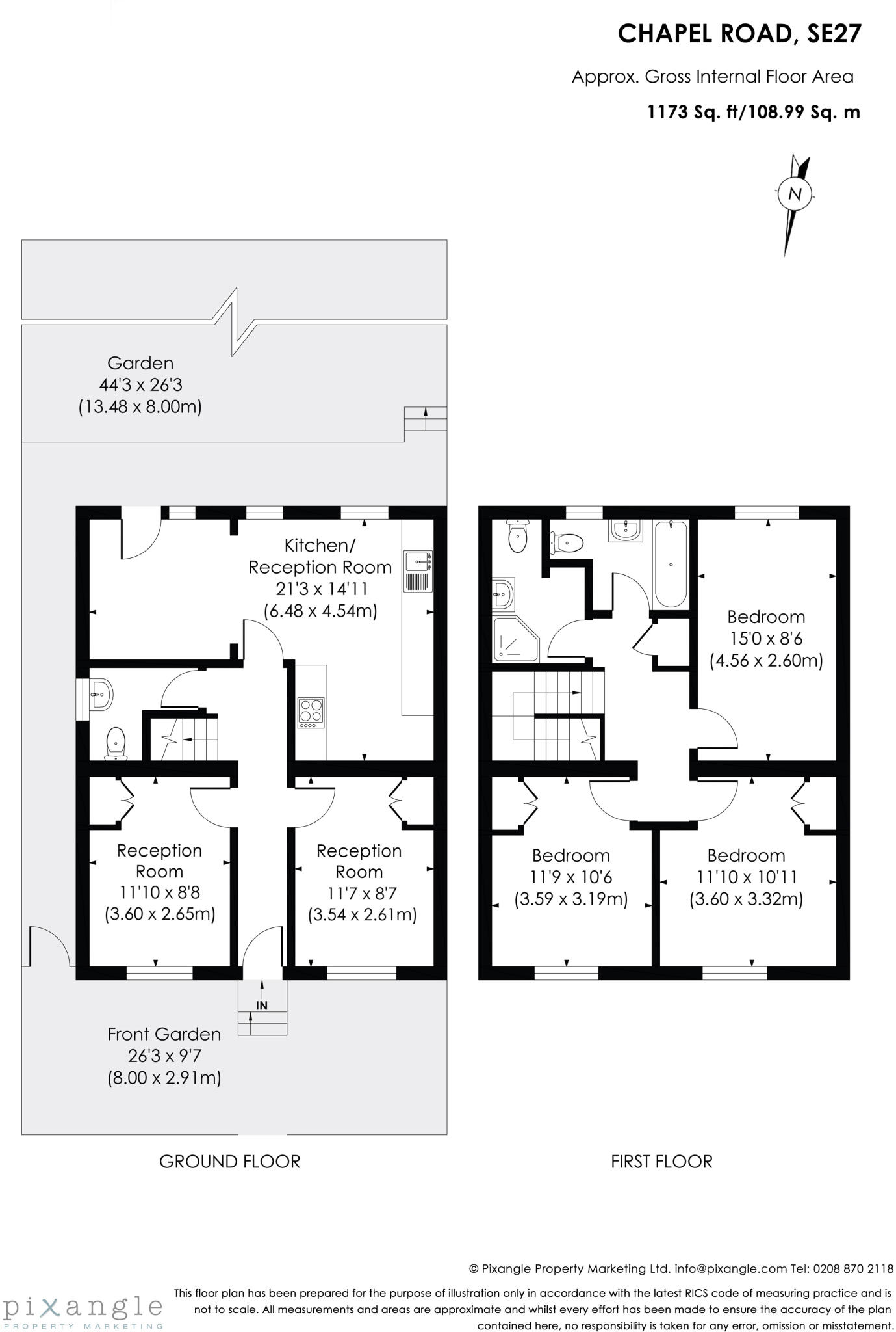 Chapel Road, West Norwood, London, SE27 floorplan
