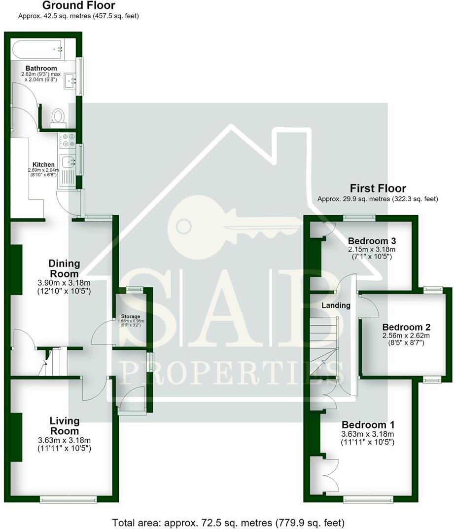 Walter Street, Draycott, Derby floorplan