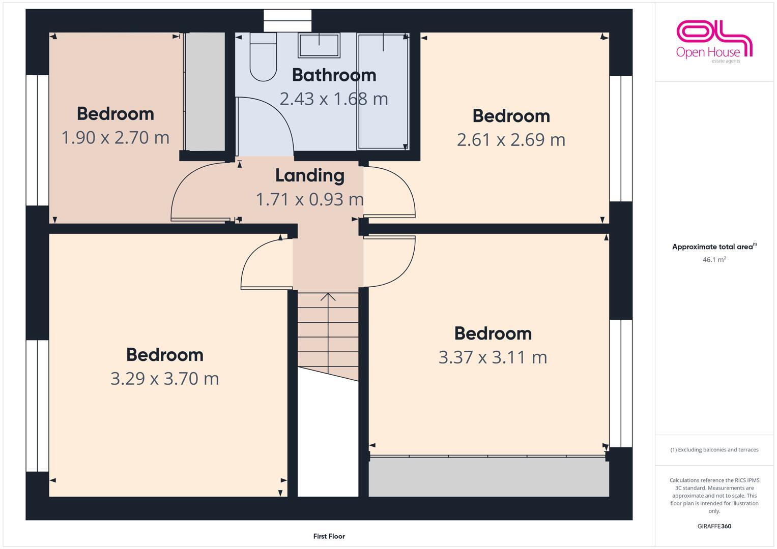 Abbey Drive, Little Haywood floorplan