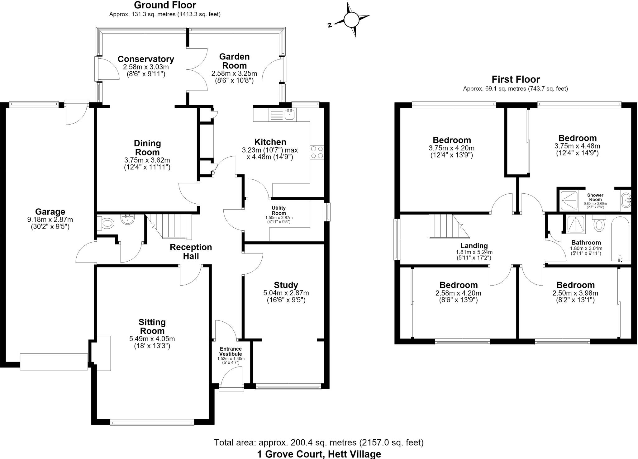 Grove Court, Hett Village, Durham, DH6 floorplan