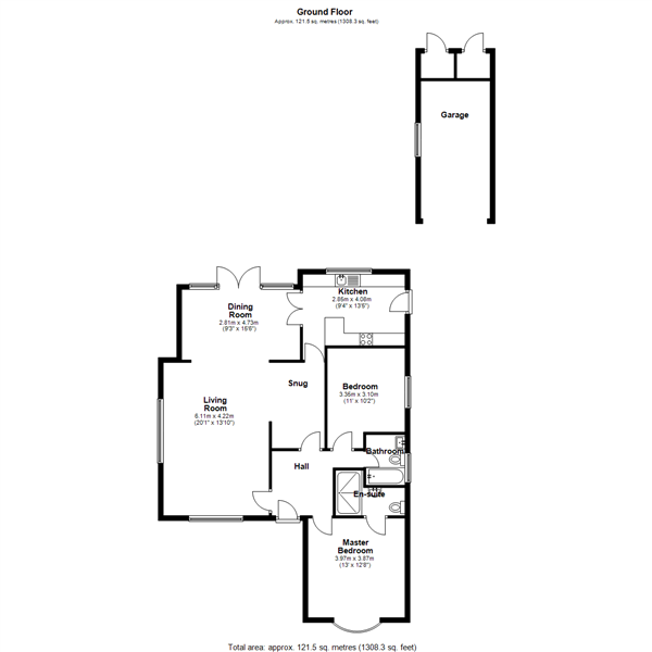 Queens Park, Bournemouth floorplan