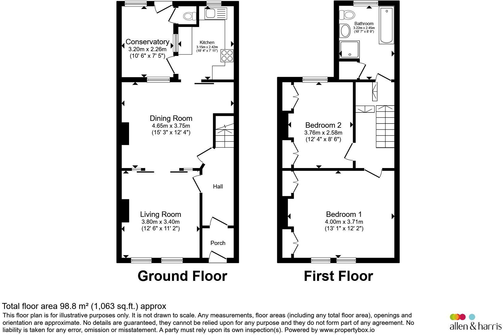 Salisbury Road, Bath floorplan
