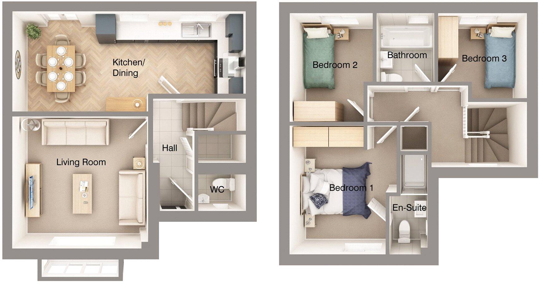 Plot 46 The Coppice, Chilton, County Durham, DL17 floorplan