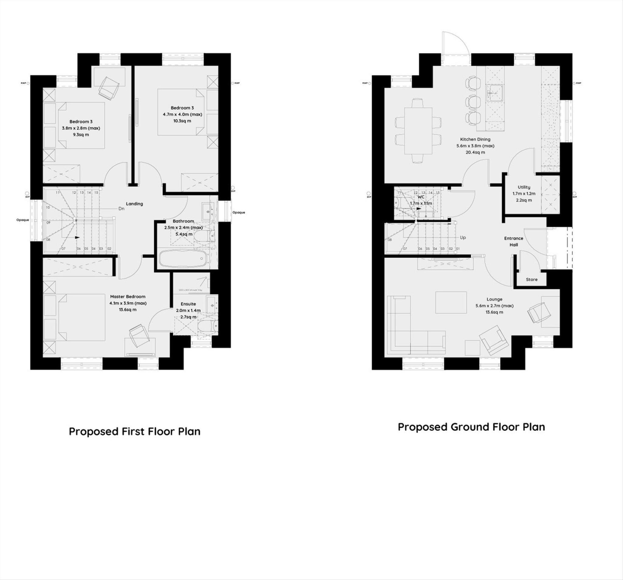 The Grasmere, Horizon Detached Example, Middleton Towers, Lancashire floorplan