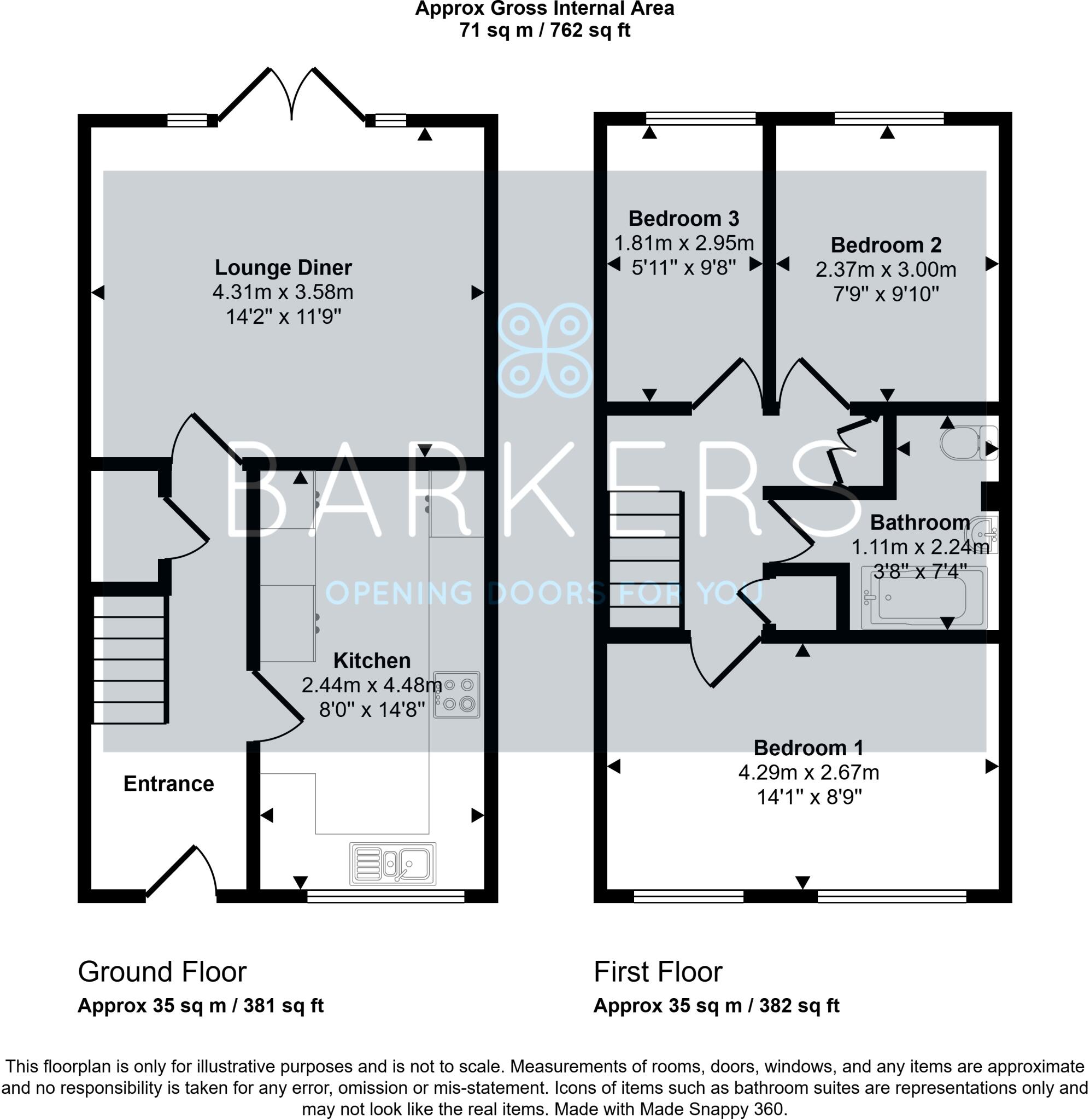 Elm Court, Birkenshaw floorplan