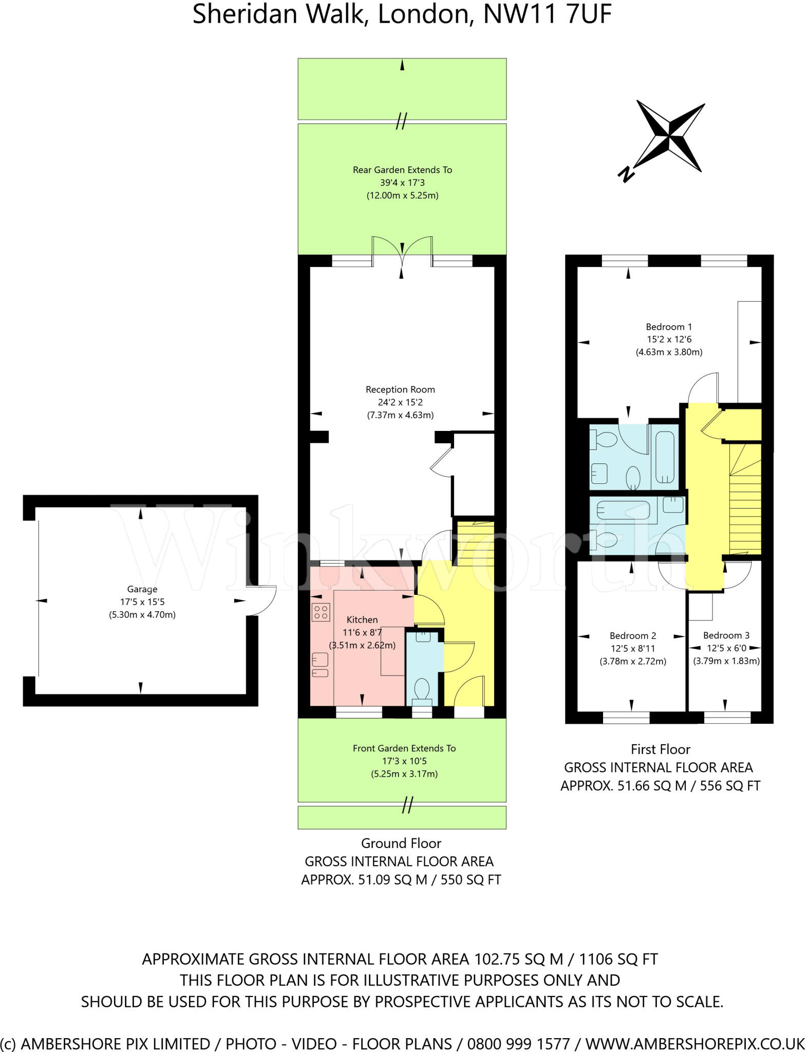 Sheridan Walk, London, NW11 floorplan