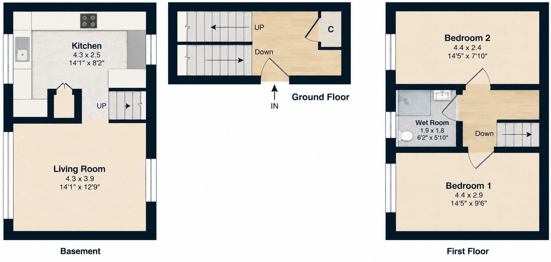 48h Braeface Road, Cumbernauld, Glasgow floorplan