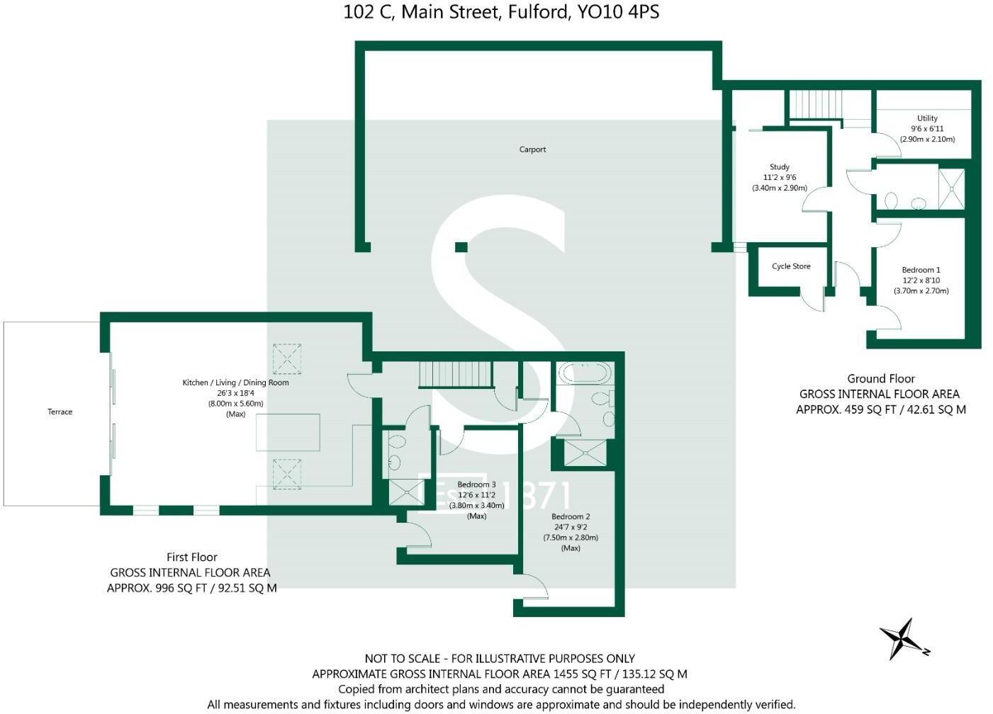 The Old Dairy, Brittons Yard, Main Street, Fulford, York floorplan