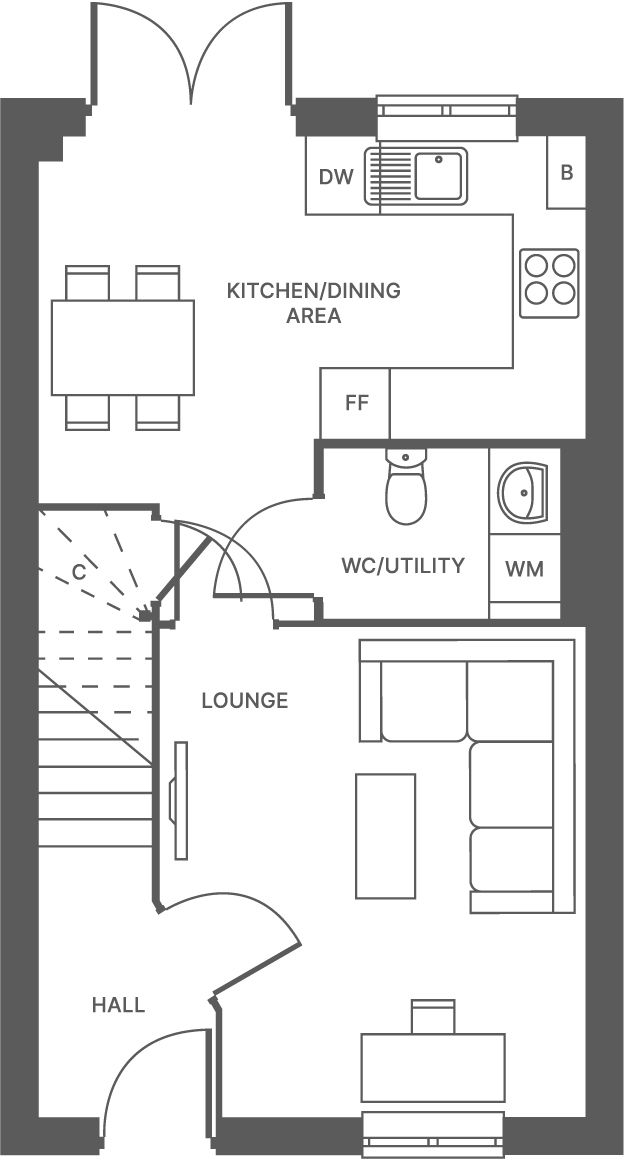 Royal Gardens, Wixams, MK45 floorplan