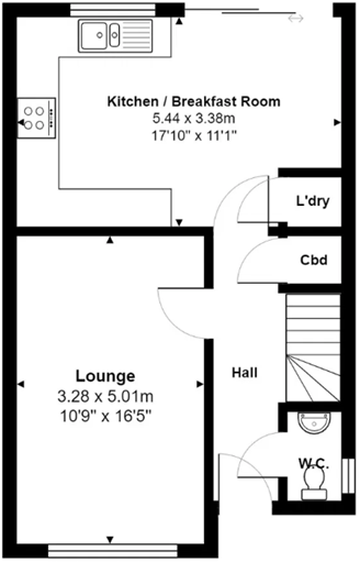 Butts Road, Ottery St. Mary floorplan