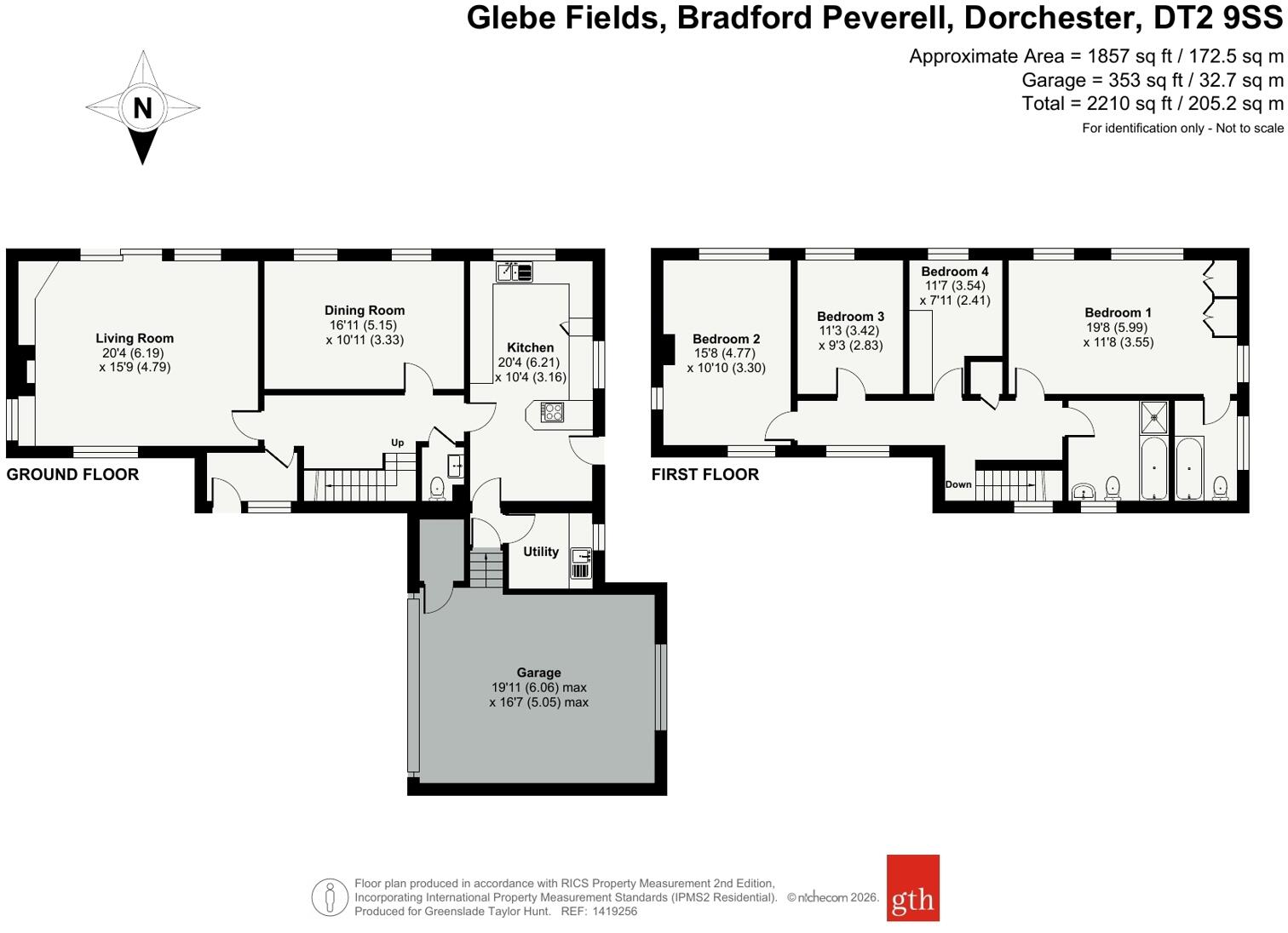 Glebe Fields, Bradford Peverell, Dorchester, Dorset, DT2 floorplan