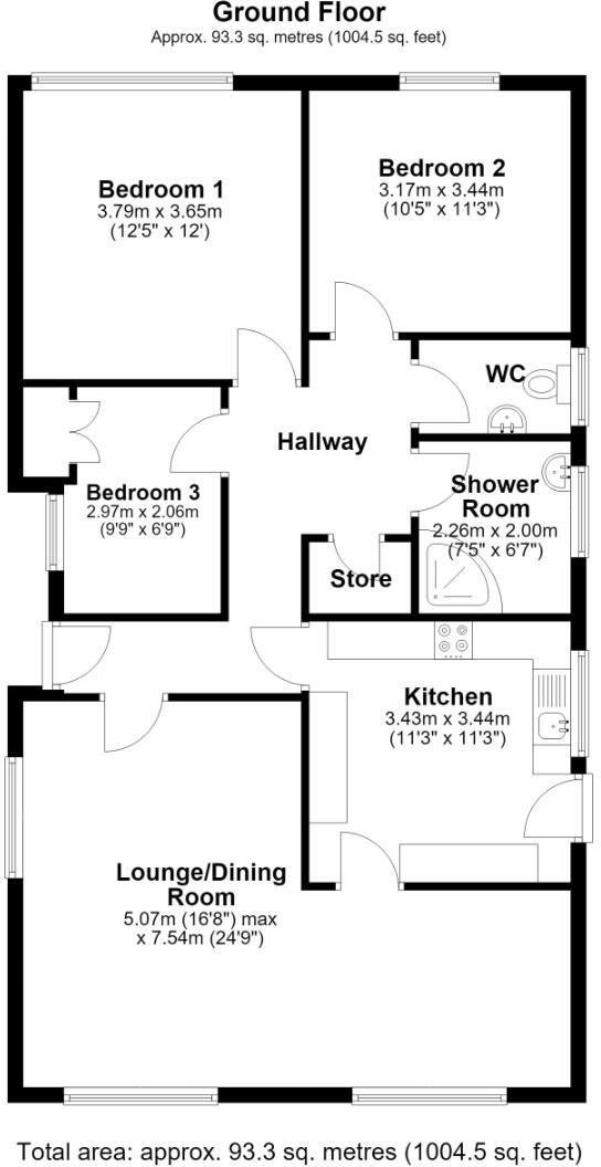 Springfield Gardens, Bridgend County Borough, CF31 1HP floorplan