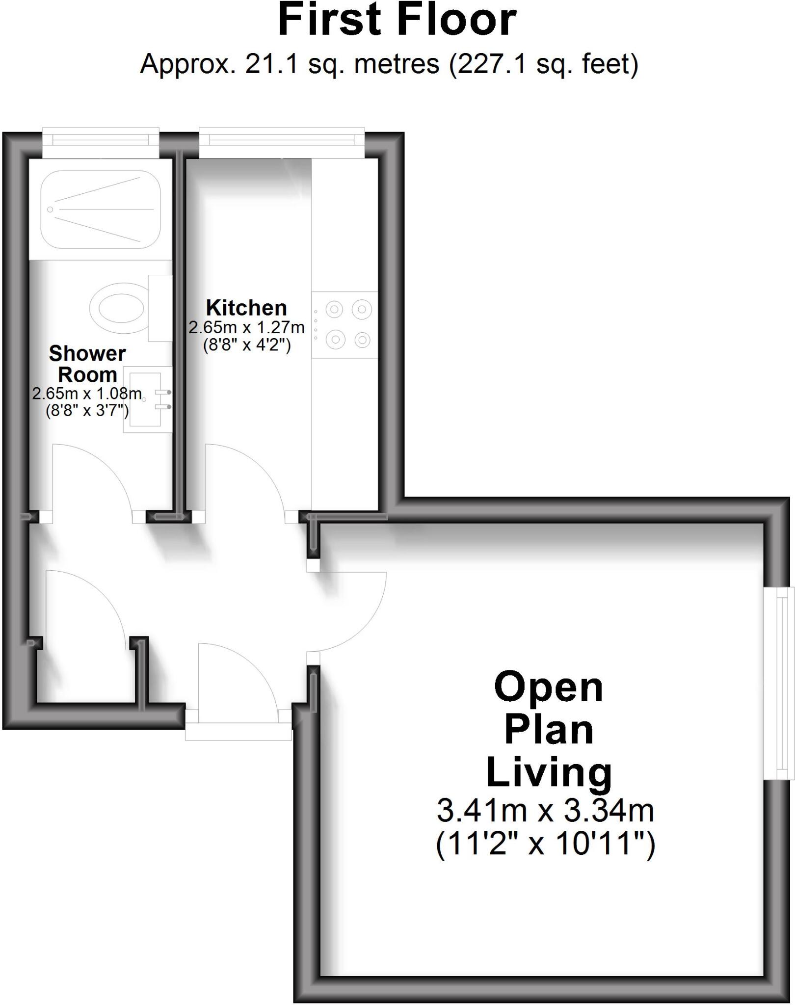 Shakespeare Road Worthing BN11 floorplan