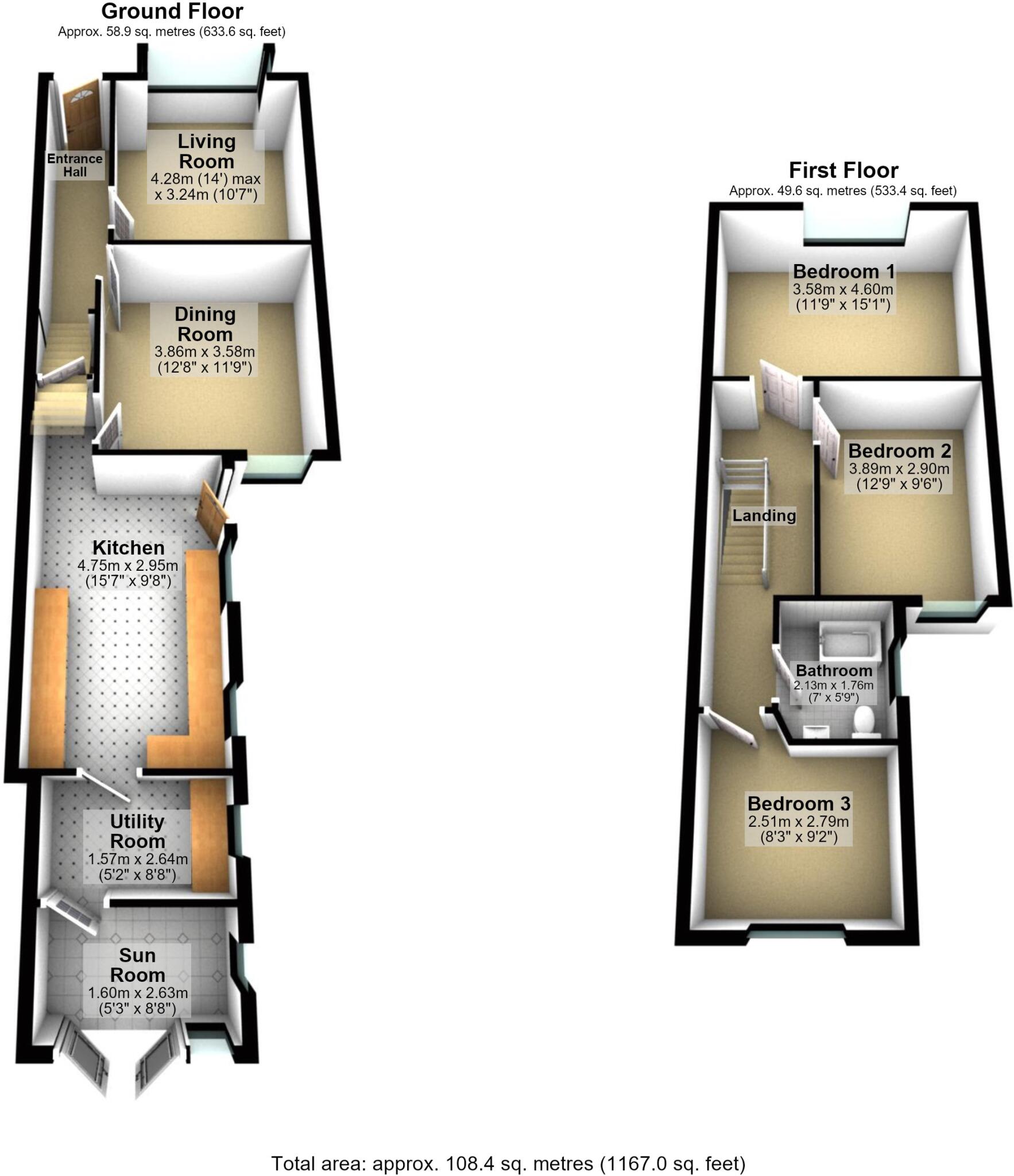 Haddon Grove, Sale, Trafford floorplan