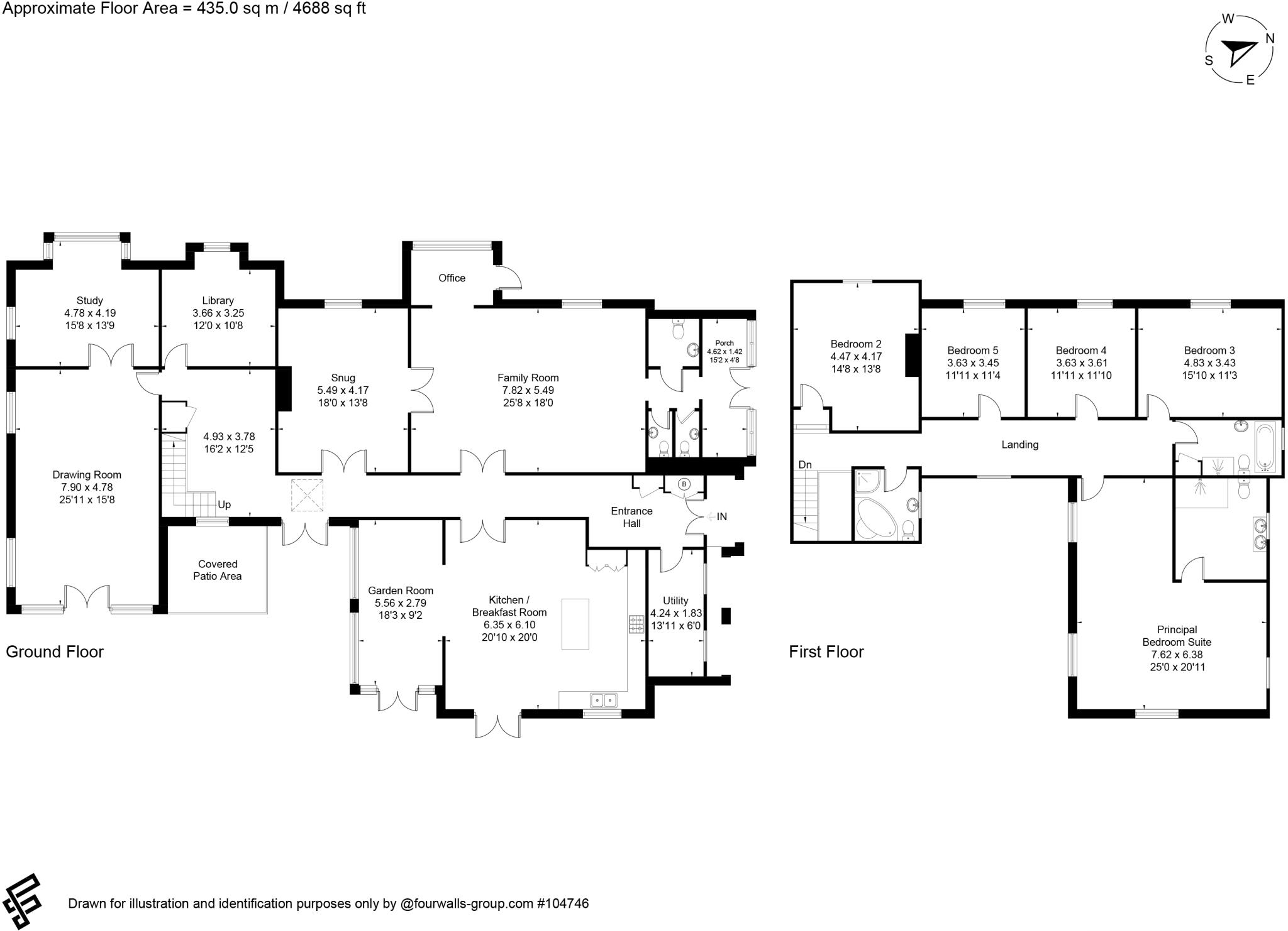 Crossways, Kintbury, Hungerford, Berkshire, RG17 floorplan