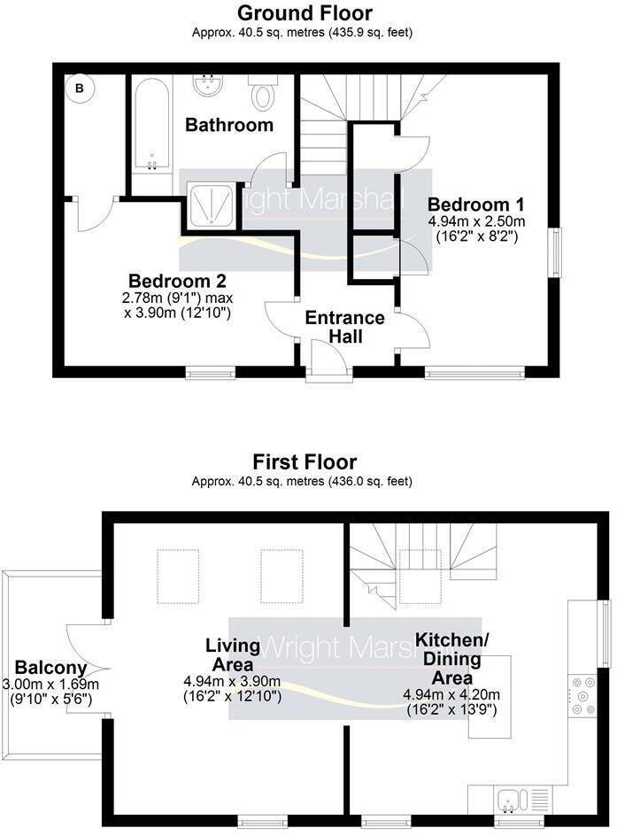 Three Properties at, 3 Shropshire Street, Audlem, Crewe, Cheshire, CW3 0AE floorplan