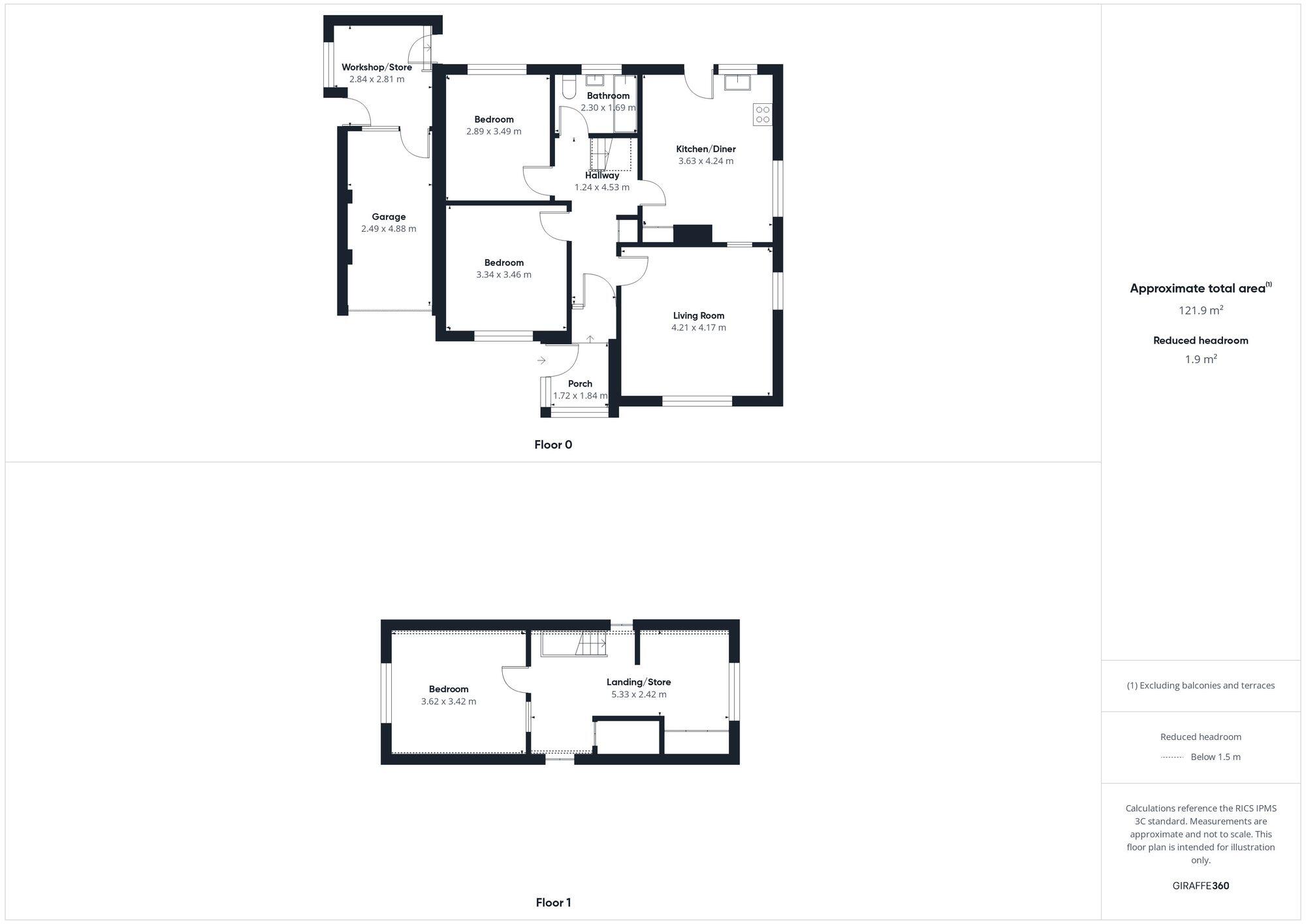 Blagdon Rise, Crediton, EX17 floorplan