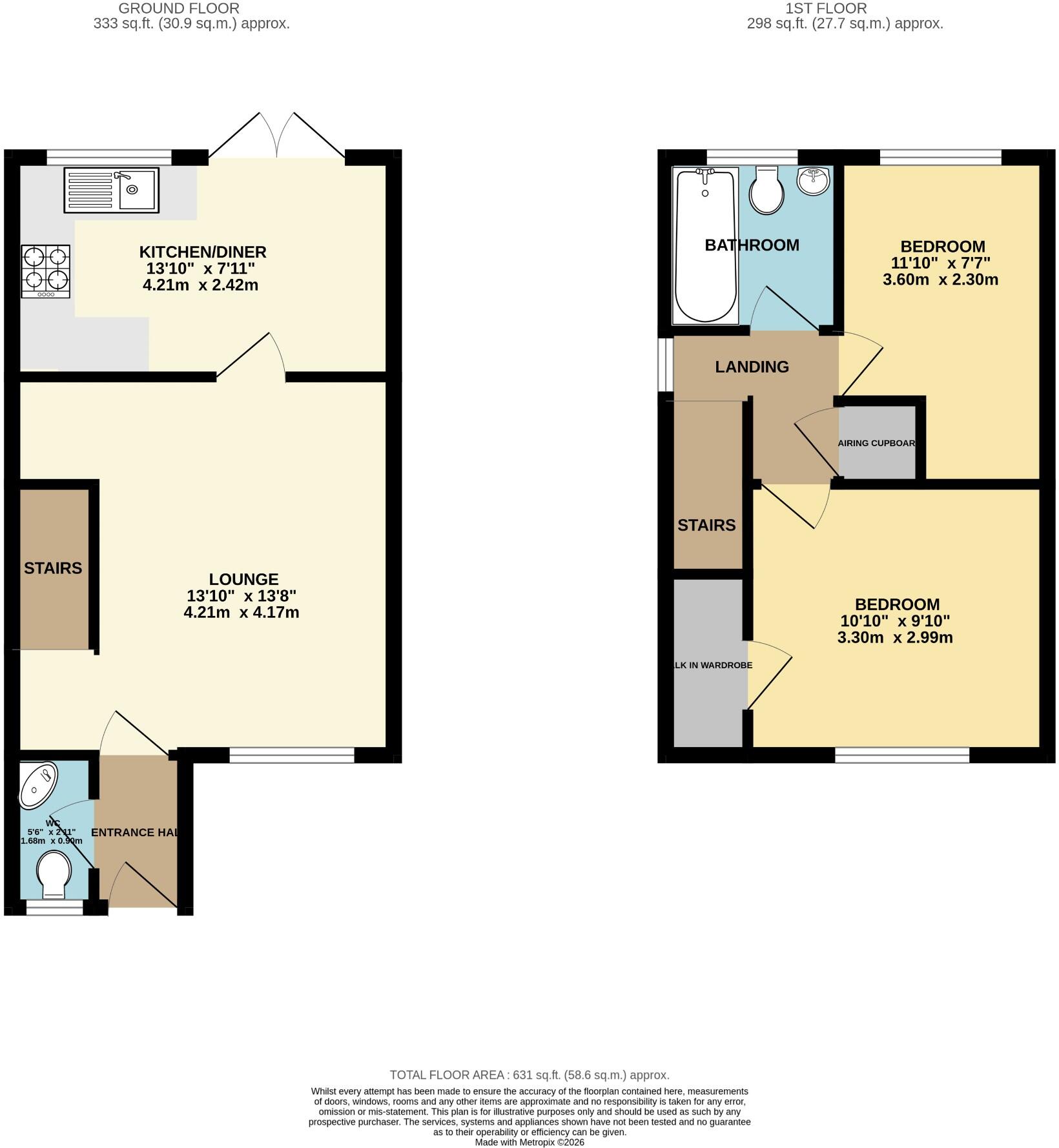 Lon Tredegar, Gellihaf, NP12 floorplan