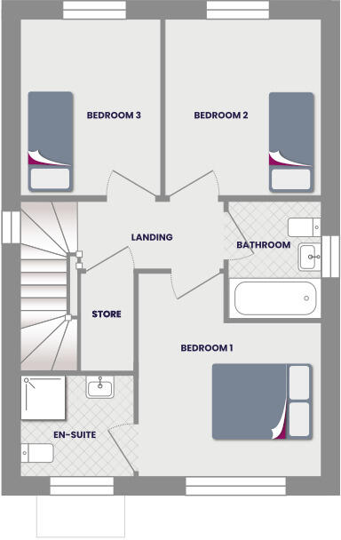 Glass Crescent,
Tranent,
East Lothian,
EH33 2FX
 floorplan