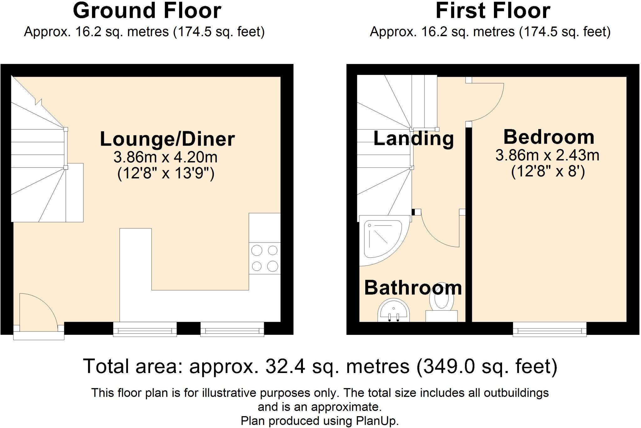 The Mews, De Parys Avenue, Bedford, MK40 2TX floorplan