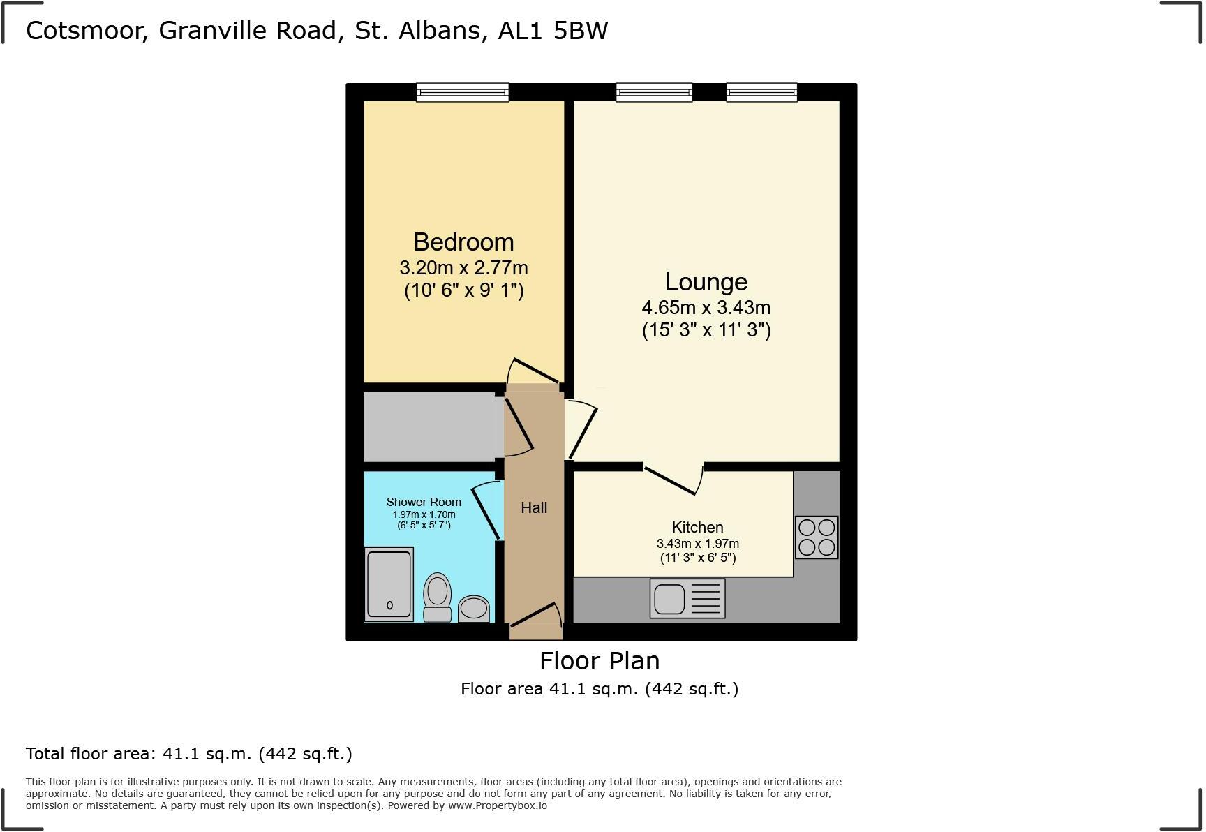 Granville Road, St. Albans floorplan