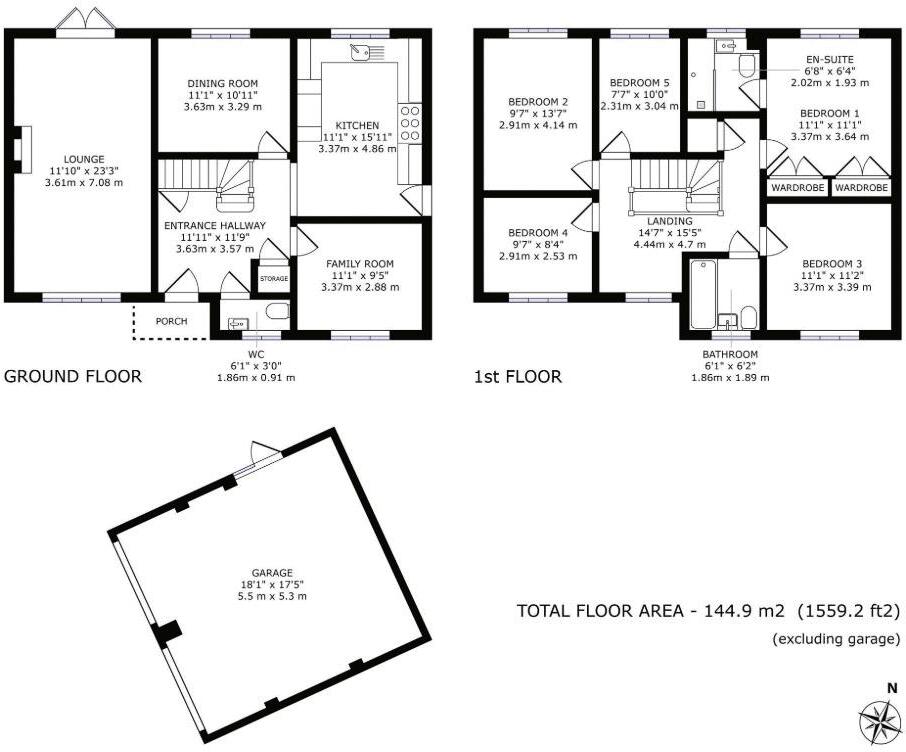 Badger Copse, Henfield floorplan