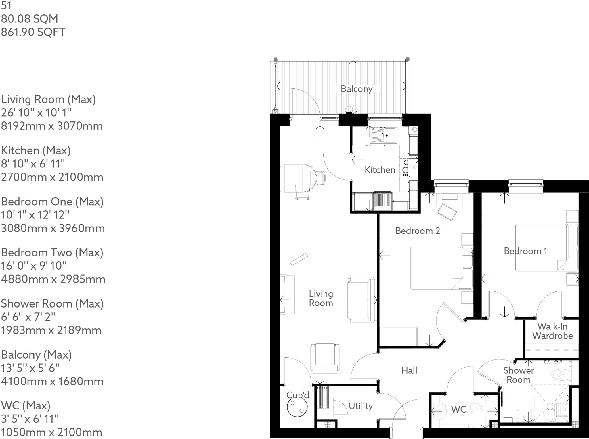 Barton Way, Dartmouth, Devon, TQ6 0GN floorplan