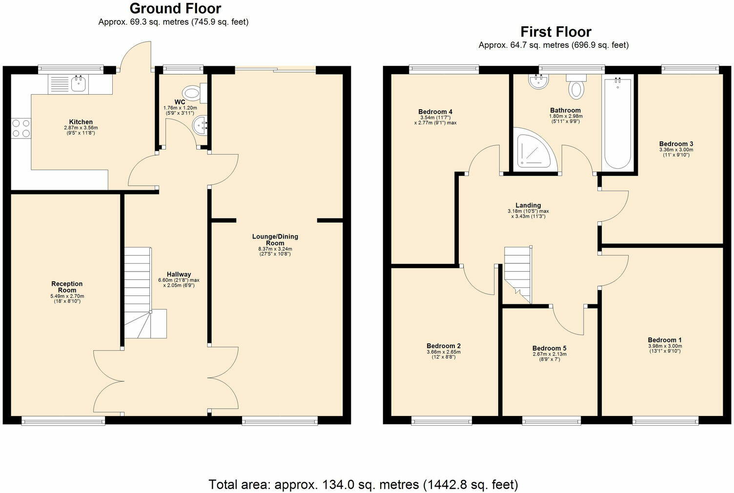 Earlswood, Skelmersdale, WN8 6AT floorplan