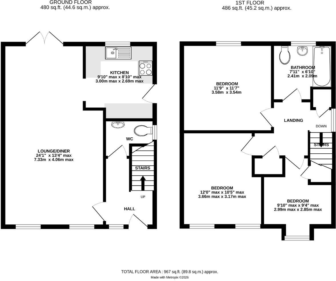 The Endway, Great Easton, Dunmow, Essex floorplan
