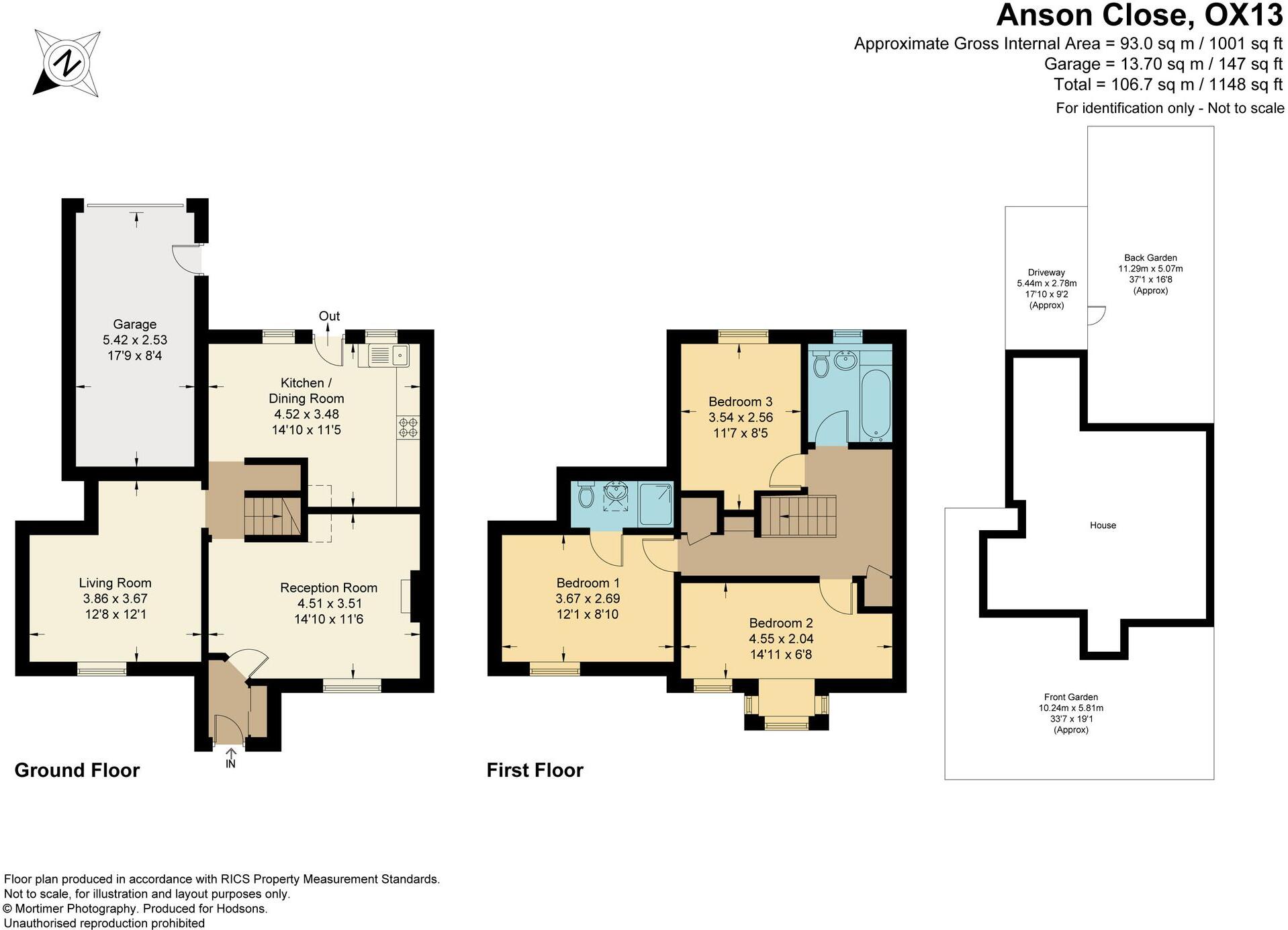 Anson Close, Marcham, OX13 floorplan