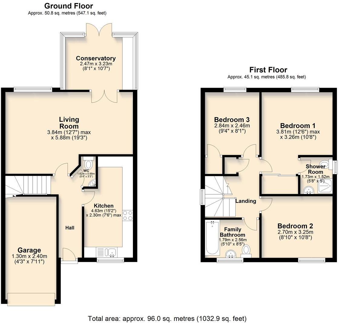 Stone Pits Meadow, Wilmcote, Stratford-Upon-Avon floorplan