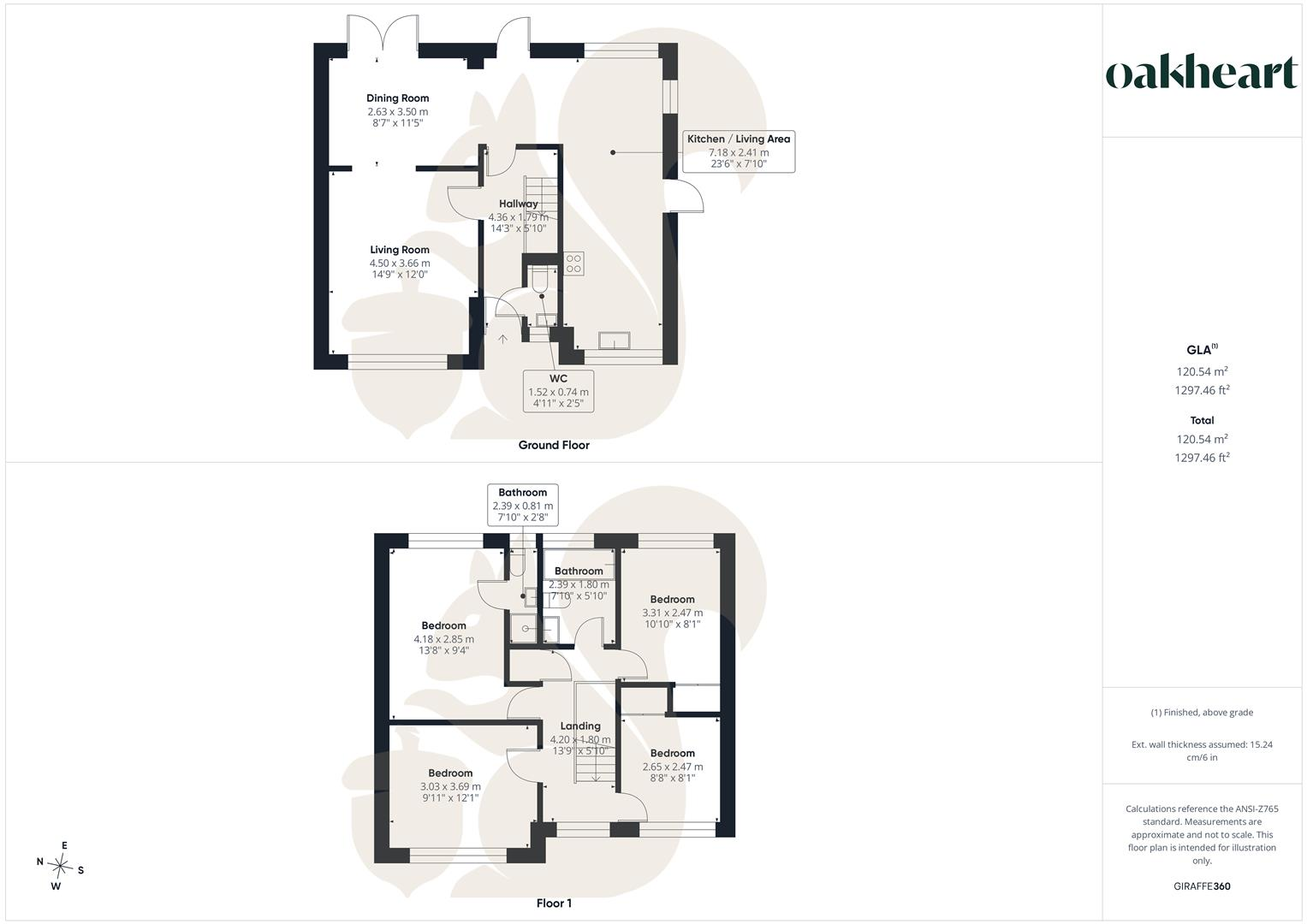 Oaks Drive, Lexden floorplan