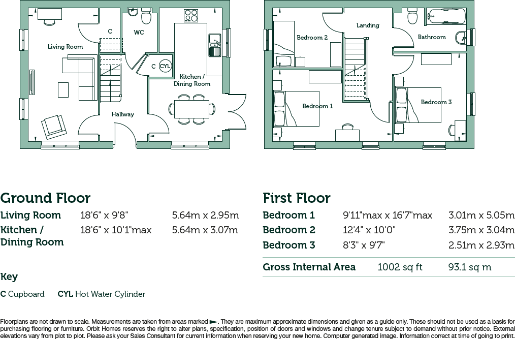 Ixworth Road,
Thurston,
Bury St Edmunds,
Suffolk,
IP31 3UJ floorplan