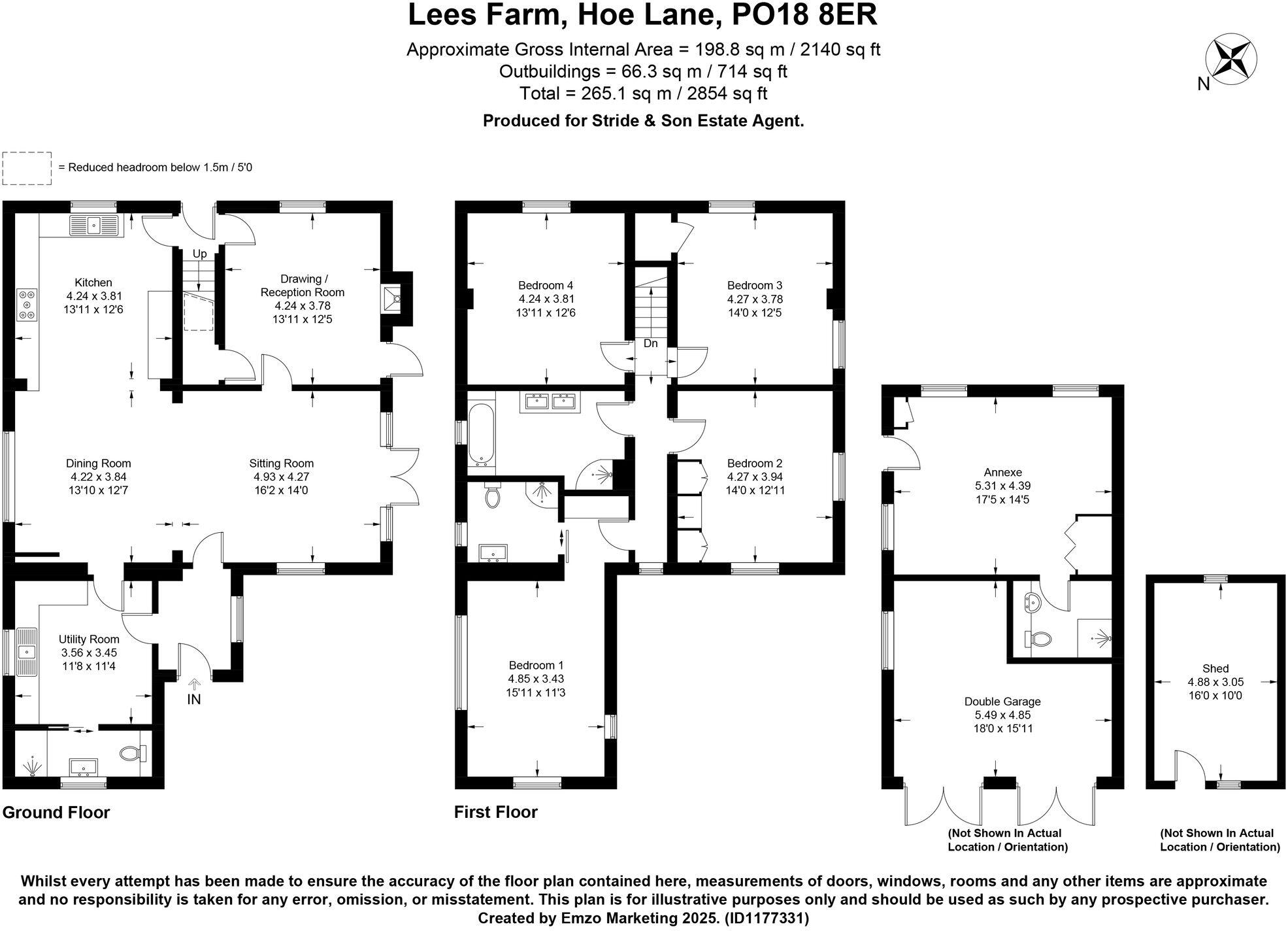 Hoe Lane, Bosham, PO18 floorplan