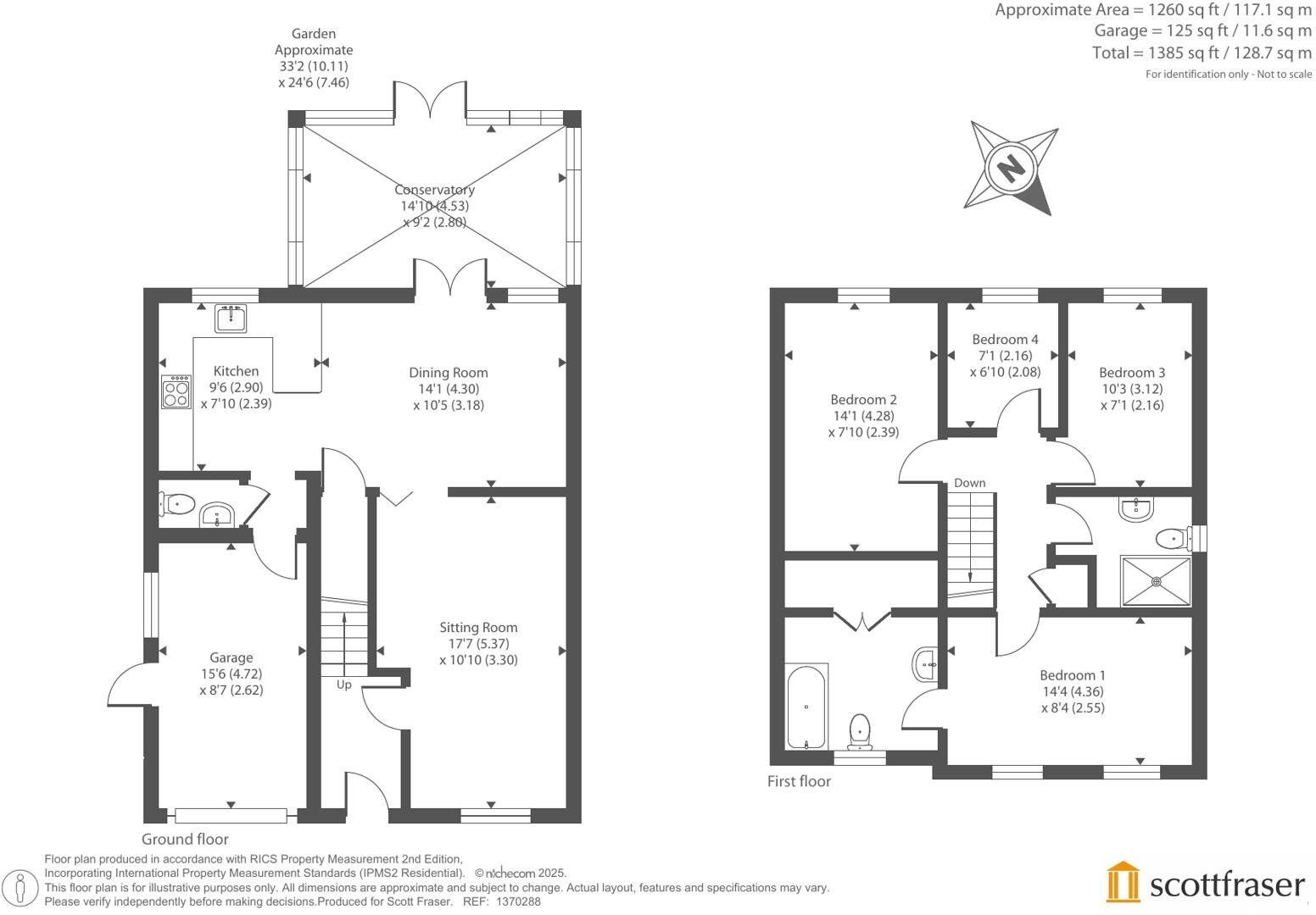 Schofield Gardens, Witney, Oxfordshire floorplan
