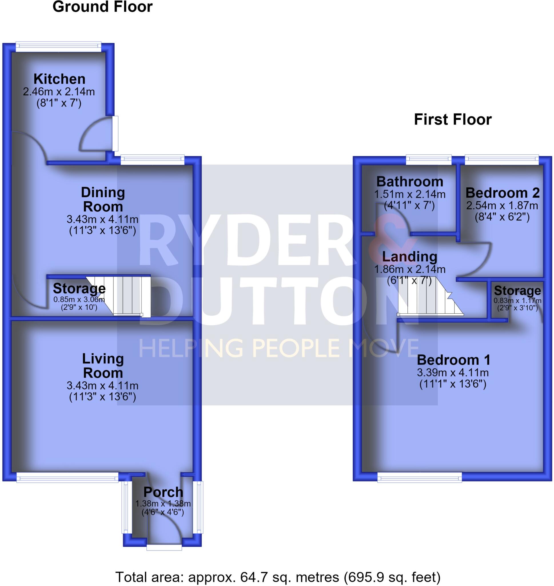Hardman Street, Failsworth, Manchester, Greater Manchester, M35 floorplan
