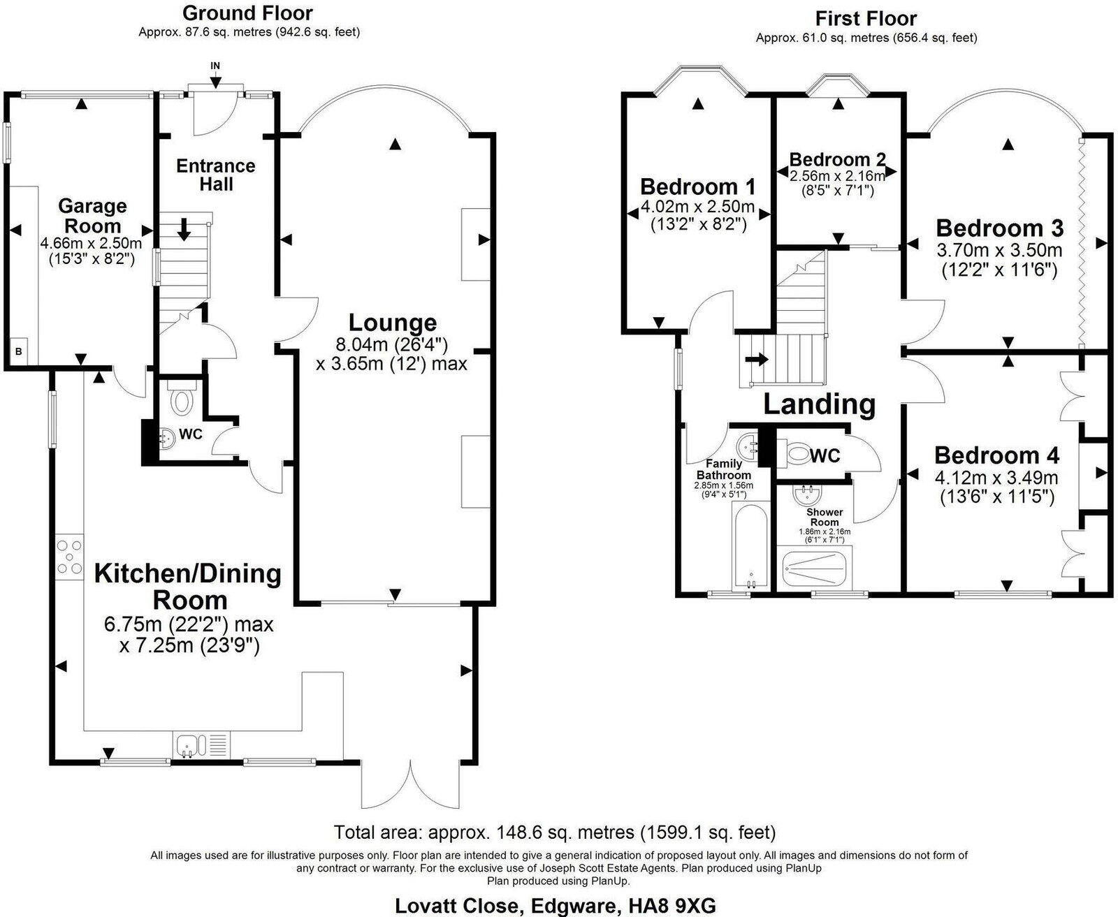 Lovatt Close, Edgware, HA8 floorplan